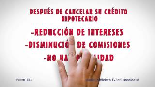 pago anticipado de credito hipotecario