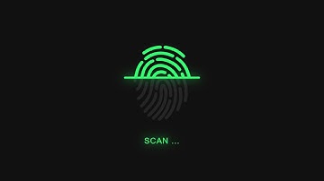 CSS Fingerprint Scanner Animation Effects | Html CSS