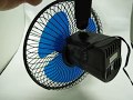 【YSセレクト】DC24V用 車載扇風機 風量調節・首振り機能付