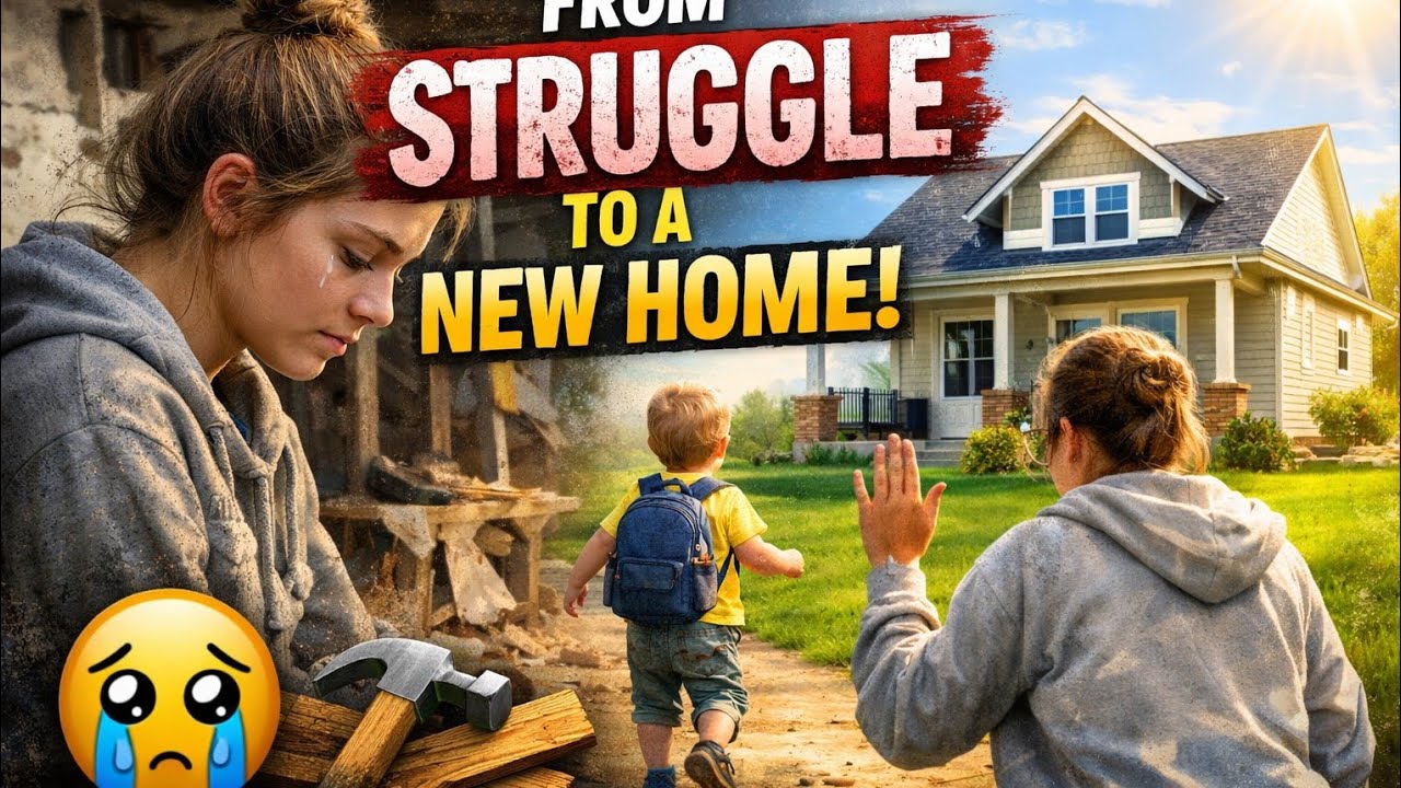 17-year-old single mother sends her child to rebuild new house - build new life
