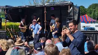 Gerry Quigley's blues jam at the Rory Gallagher festival in Ballyshannon, 01 June 2024.
