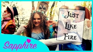 Pink - Just Like Fire (From "Alice Through The Looking Glass") | Cover by 13 y/o Sapphire