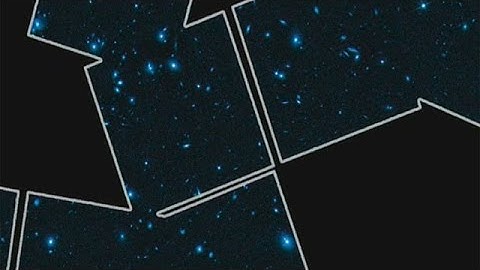 Hubble tracks down a galaxy cluster