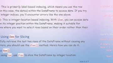 Resolving the cannot do slice indexing Error in Pandas
