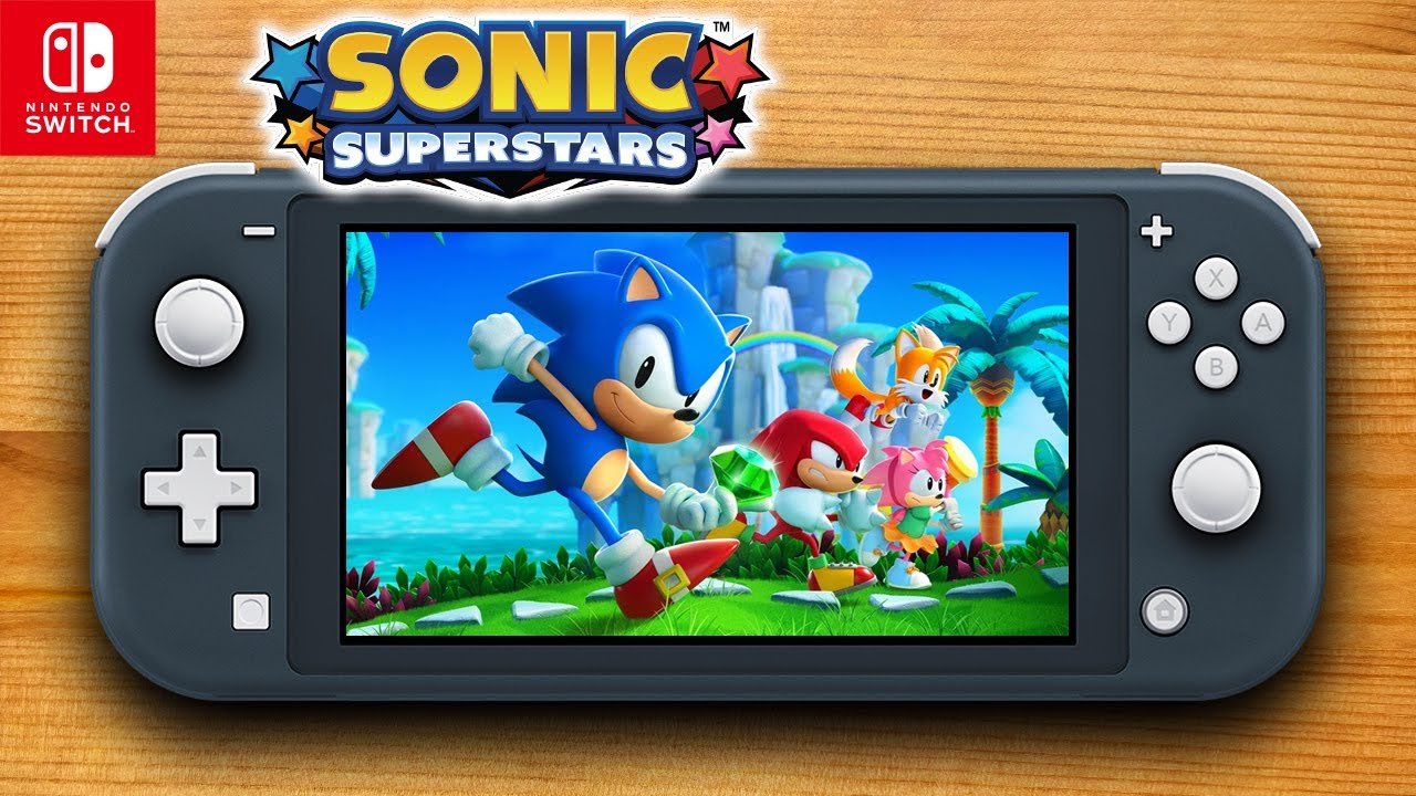 Sonic Superstars on Nintendo Switch Lite 4K 60fps Gameplay