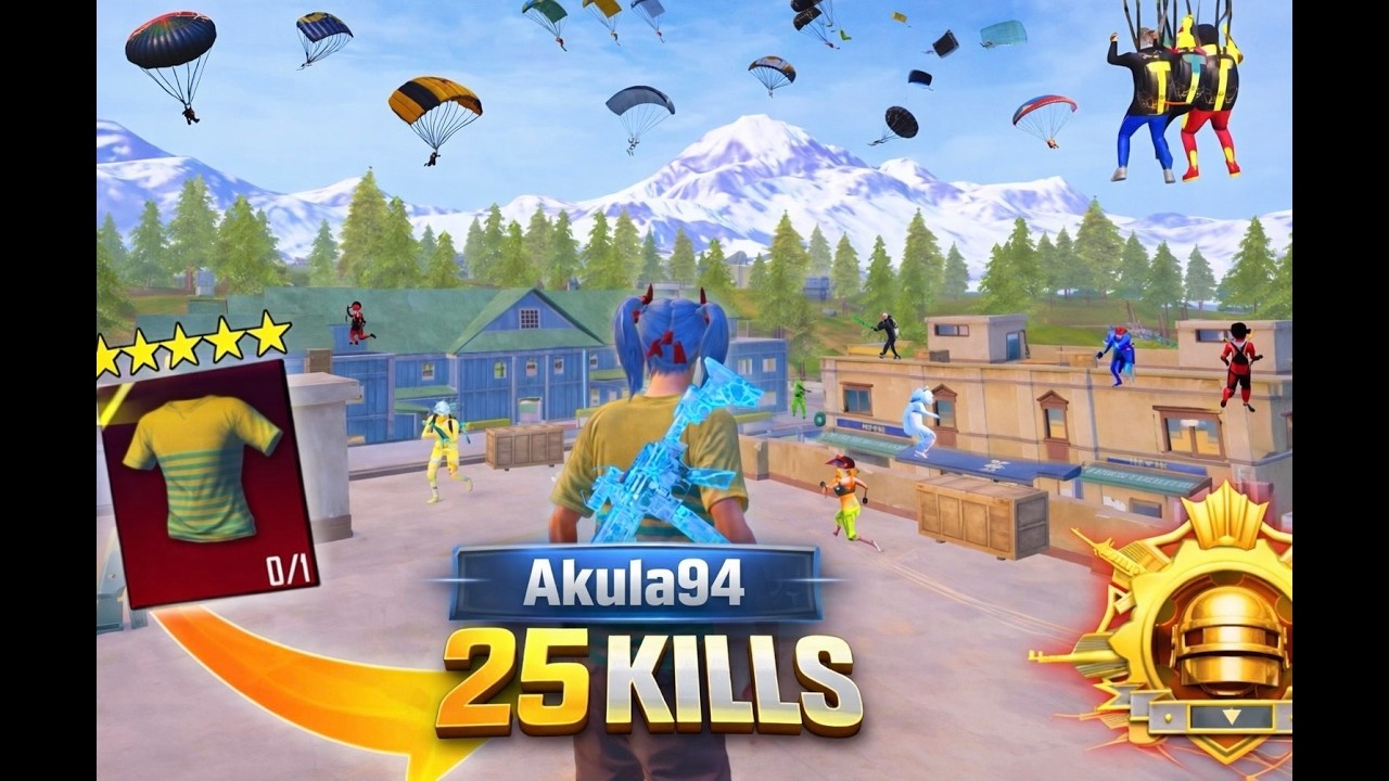 PUBG Mobile New Season – 25 Kills Dominating Livik!