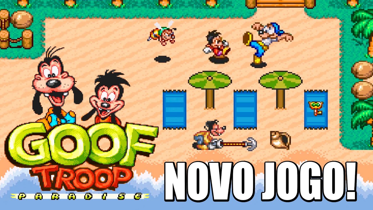 Goof Troop Paradise! Novo PATETA e MAX para Super Nintendo! Em PORTUGUÊS!