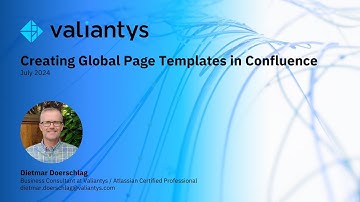 Creating Global Page Templates in Confluence | July 2024