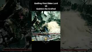 Godfrey First Elden Lord VS Godrick the Grafred #eldenring #bossfightgaming #vgameseries #gaming