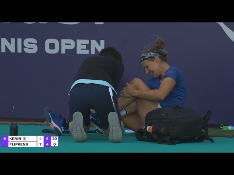 Neverovatan Maler Kirsten Flipkens - Pala Preko Reklame i Ozbiljno se Povredila | SPORT KLUB TENIS