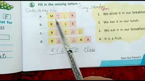 CLASS 1ST EVS MISSING LETTERS