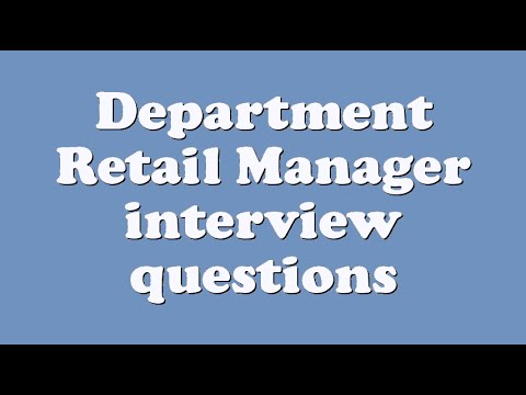 store manager interview questions