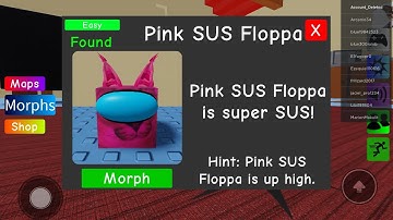 find the floppa morphs how to get pink SUS floppa