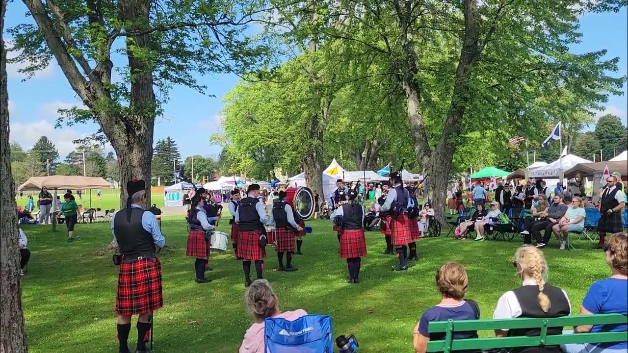 Bagpipes at Mayville Celtic Festival YouTube