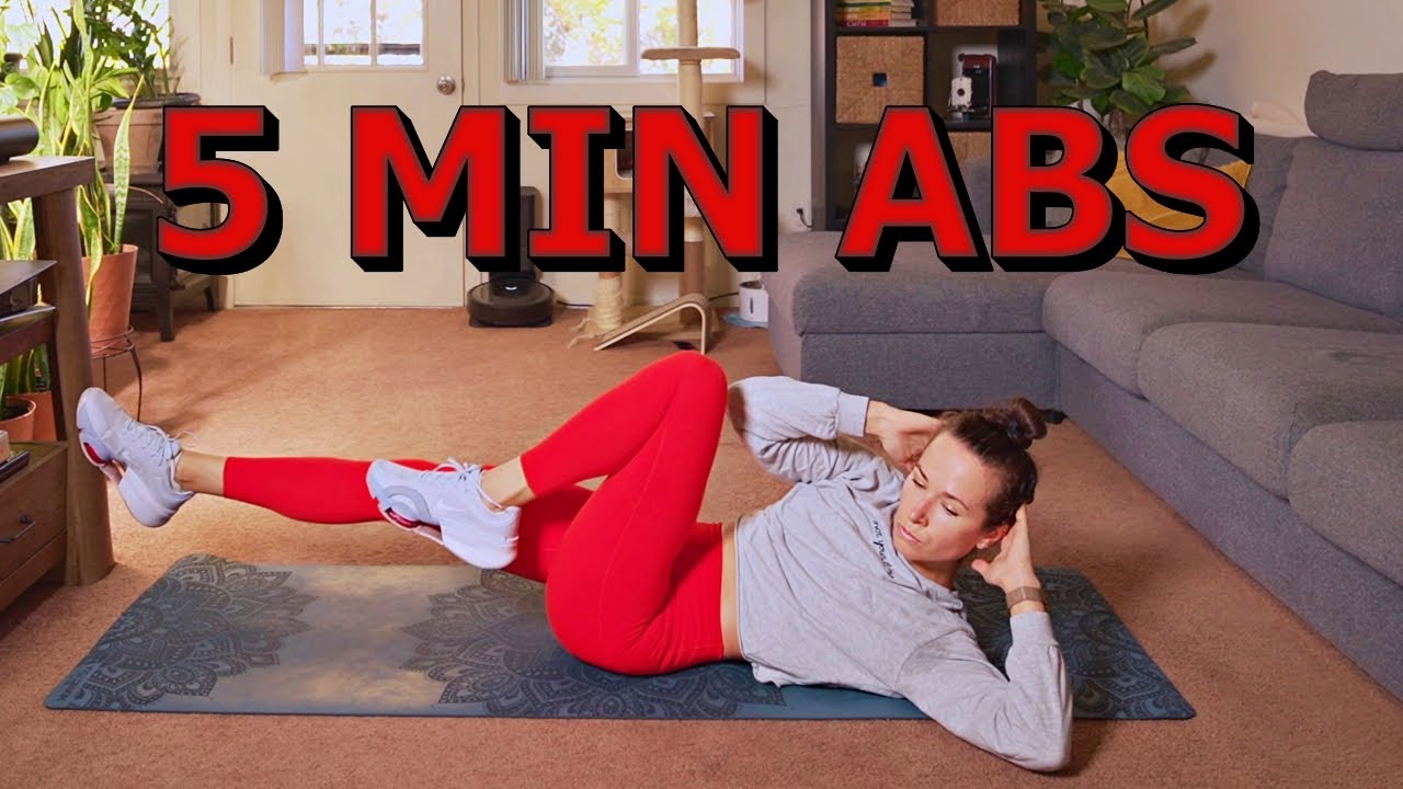 5-Minute Abs Workout – No Planks, No Equipment Needed! - YouTube