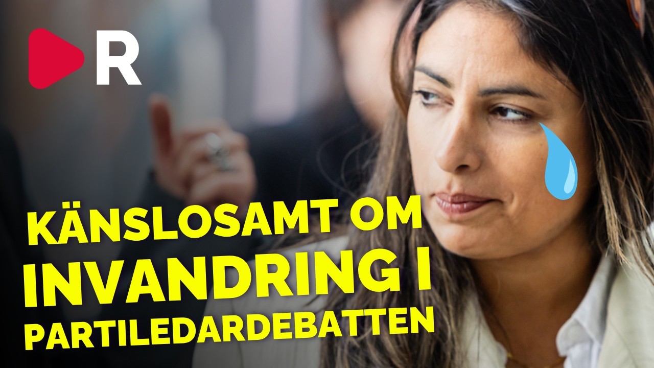 Partiledardebatten: Se när Nooshi brer på med känslor om invandringen