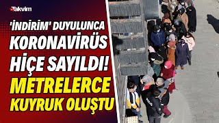 Erzurumda Indirim Duyulunca Koronavirüs Hiçe Sayıldı Metrelerce Kuyruk Oluştu