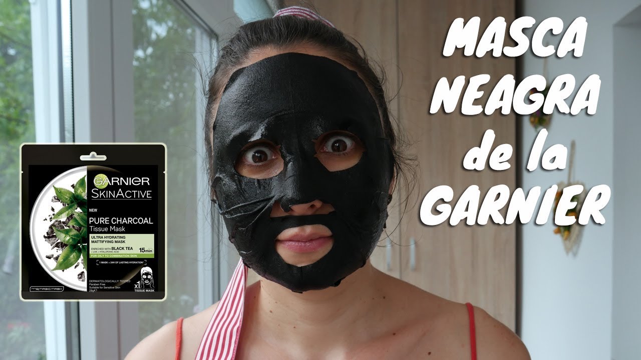Garnier masca de fata - Skin Naturals Pure Active Anti-Blemish Tissue Mask - PINK PANDA