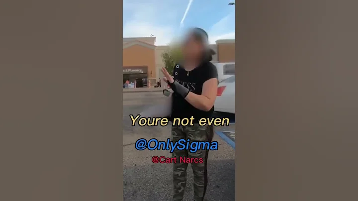 Cart Narc DESTROYS Lady Who Left Shopping Cart In Handicap Walkway🔥🔥😂 #shorts #viral #sigmarule