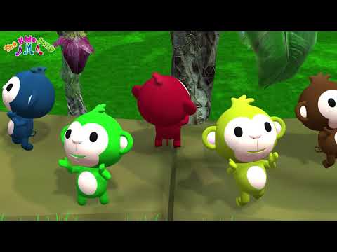 เพลงลิง เจี๊ยกๆ | เพลงเด็กอนุบาล สื่อการสอน  - The Kids Song
