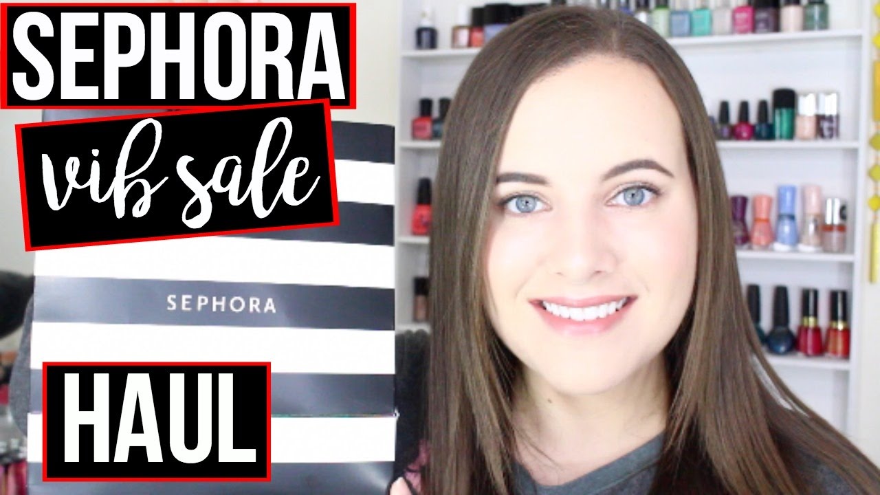 Sephora VIB Sale Haul/ Friends & Family November 2016 | makingupashlee