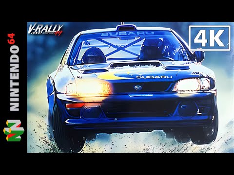 V-Rally: Edition u002799 (N64) Playthrough [4K]