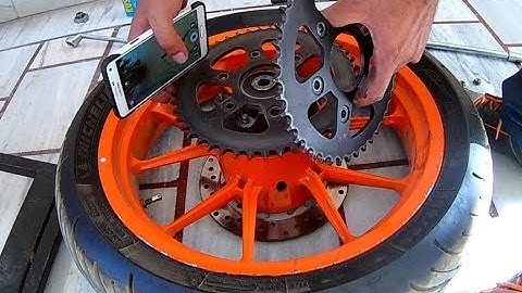 ⚙️Installing Custom Rear Sprocket in Motorcycle to gain More Speed and Mileage!!