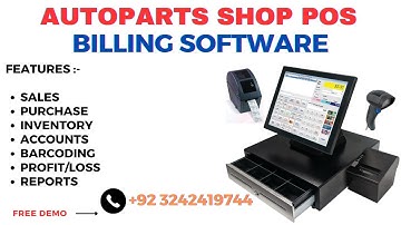 Retail POS Billing Inventory Software for Autoparts Businesses in Pakistan