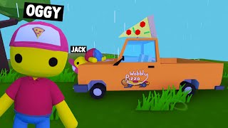 OGGY'S FAVOURITE FOOD IS PIZZA | A PIZZA DELIVERY  IN WOBBLY LIFE