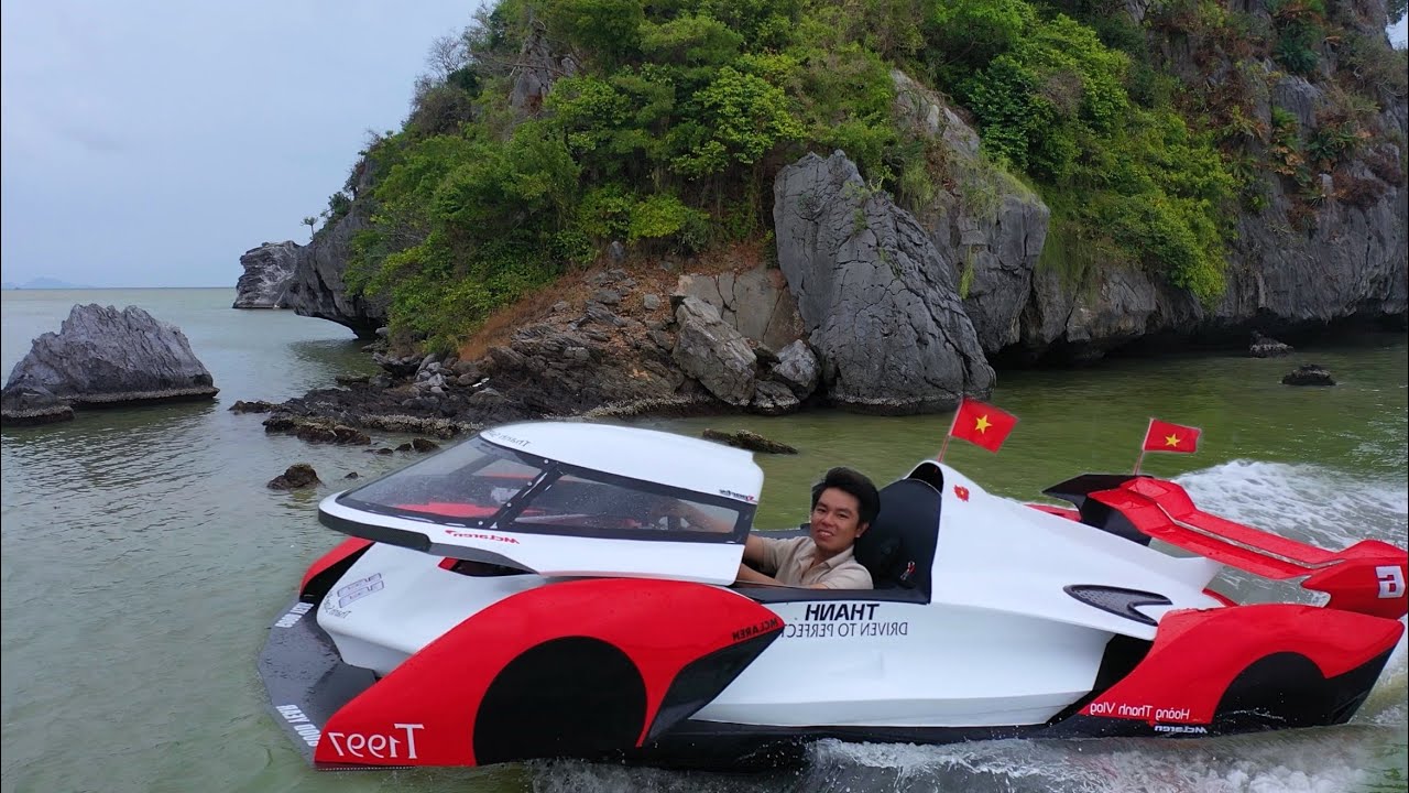 Невероятно! Мне удалось построить суперкар McLaren Solus GT, способный передвигаться по воде