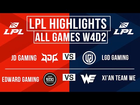 LPL Highlights ALL GAMES Week 4 Day 2 | LPL Spring 2024