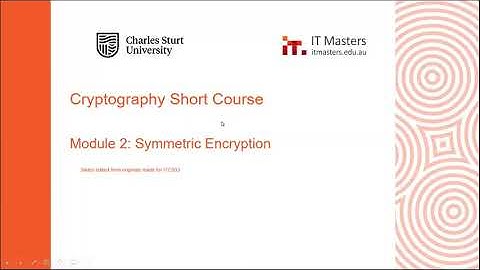 Free Short Course: Cryptography - Module 2 (with Q&A)