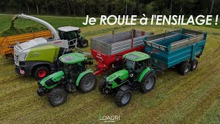 😎 JE ROULE à l'ENSILAGE avec un DEUTZ 6120 chez THEO ! 💪☘