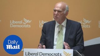 New Lib Dem leader Vince Cable attacks rival party "ideologues" - Daily Mail