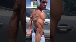 My aesthetic song #motivation #gym #ytshorts #posing #youngla