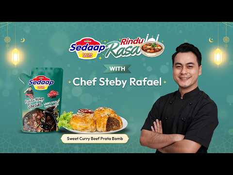 SWEET CURRY BEEF PRATA BOMB RECIPE BY CHEF STEBY RAFAEL | Eid Feast Menu