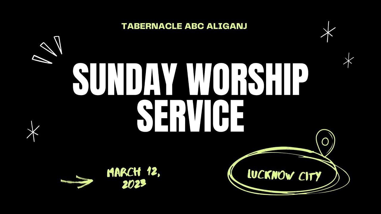Sunday Worship Service | 12th March 2023 - YouTube