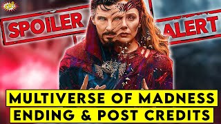 Dr Strange In The Multiverse of Madness Ending & Post Credit Scene Explained || ComicVerse