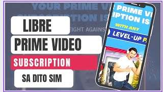 LIBRE PRIME VIDEO SUBSCRIPTION SA DITO SIM JESRIC VLOG