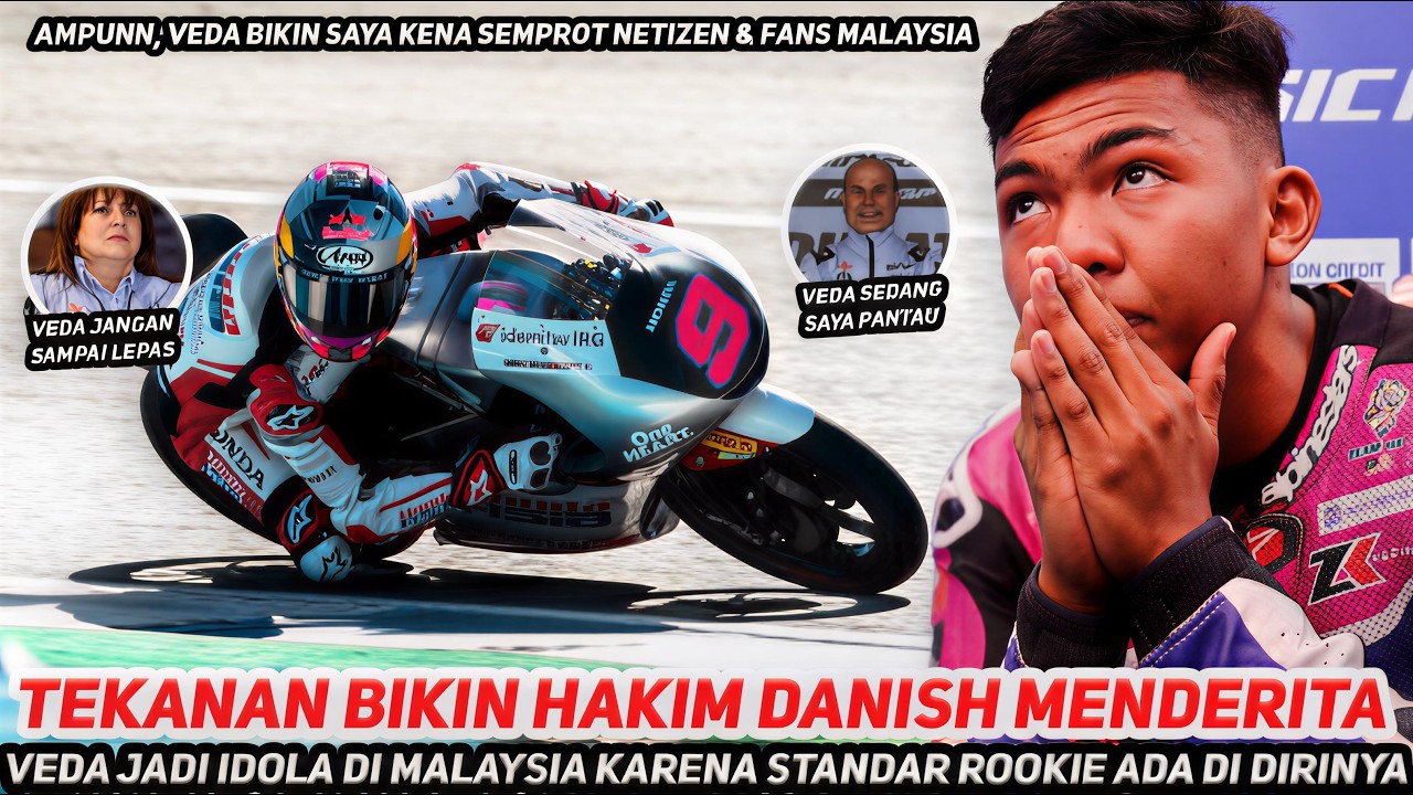 DANISH MENDERITA🔥TERTEKAN FANS MALAYSIA~STANDAR ROOKIE MOTO3 MILIK VEDA, LNGSNG DI INCAR TIM MOTOGP?
