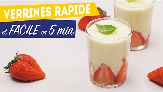 ✌ VERRINES FRAISES & Mousse CITRON Mascarpone - Recette Facile et Rapide