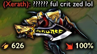 NERF FULL CRIT ZED IN SEASON 11