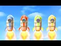 Mario Party 9 - Launch Break - Mario vs Luigi vs Yoshi vs Daisy