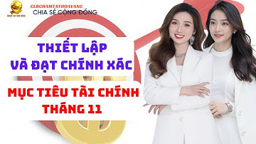 THIẾT LẬP VÀ ĐẠT CHÍNH XÁC GẤP ĐÔI MỤC TIÊU TÀI CHÍNH THÁNG 11 | Đặng Ngọc Huệ Official