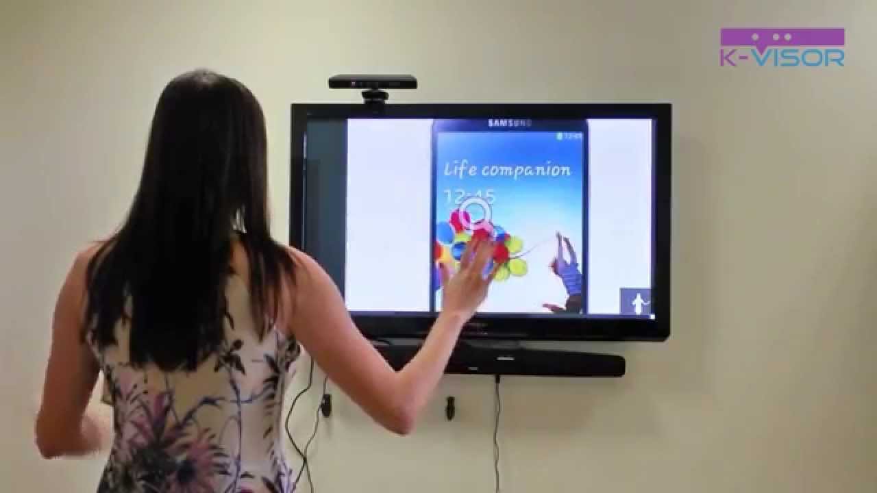 K-Visor kinect for windows promo application