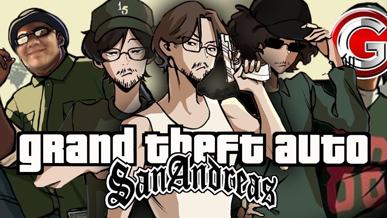 COMPILADO FUNNY de GTA SAN ANDREAS do @jogandofoddaci