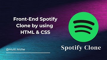 Create Spotify Clone with HTML & CSS | Full Source Code Included | Front-end Project |just 5 minutes