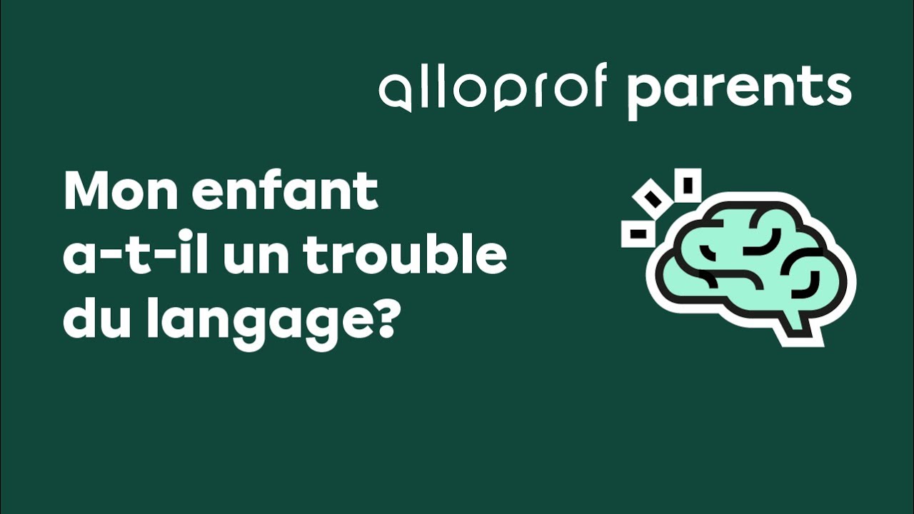 Difficultés de langage