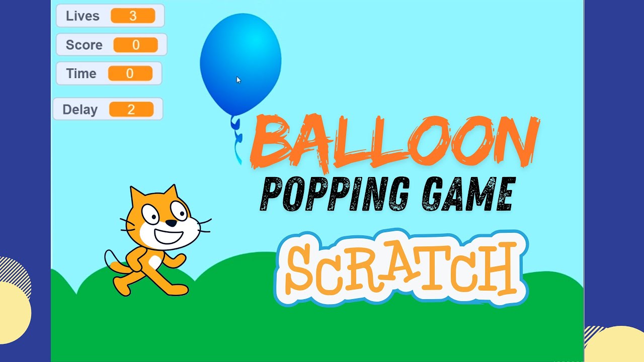 Balloon Scratch Balloon Popping Game in Scratch 🎈 | Simple Coding Tutorial - YouTube