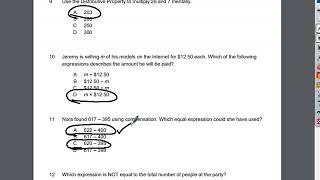 Topic 2 Review 6th grade